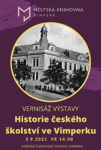 Rádi vás uvítáme na vernisáži výstavy HISTORIE ČESKÉHO ŠKO