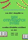 DEN OTEVŘENÝCH DVEŘÍ NOVÉHO DĚTSKÉHO ODDĚLENÍ