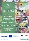 Galerie: Vernisáž k výstavě RŮST SPOLU výtvarnice a sochařky Gabi Hanner