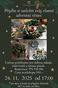 ADVENTNÍ WORKSHOP